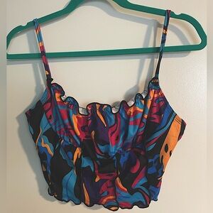 Multicolored Crop Top